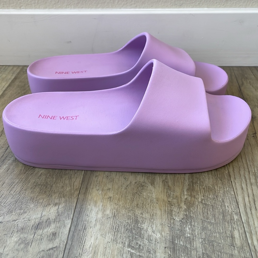 NWT! Nine West Platform Pool Slides - Picture 11 of 12